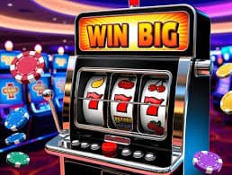 Simbol cluster berwarna emas dan batu di grid Bonanza Gold